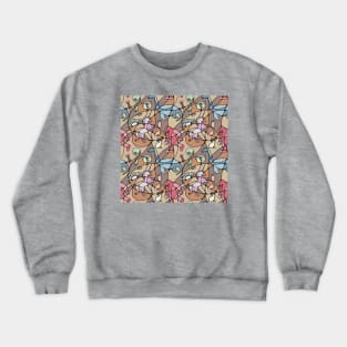 Mythical Creatures Stained Glass Crewneck Sweatshirt
